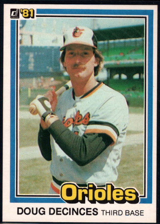 1981 Donruss #352 Doug DeCinces NM-MT Baltimore Orioles 
