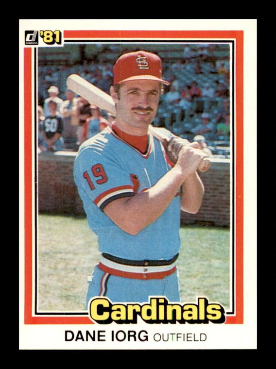 1981 Donruss #311 Dane Iorg NM-MT St. Louis Cardinals 