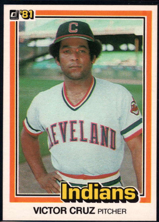 1981 Donruss #321 Victor Cruz NM-MT Cleveland Indians 