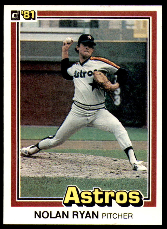 1981 Donruss #260 Nolan Ryan NM-MT Houston Astros 