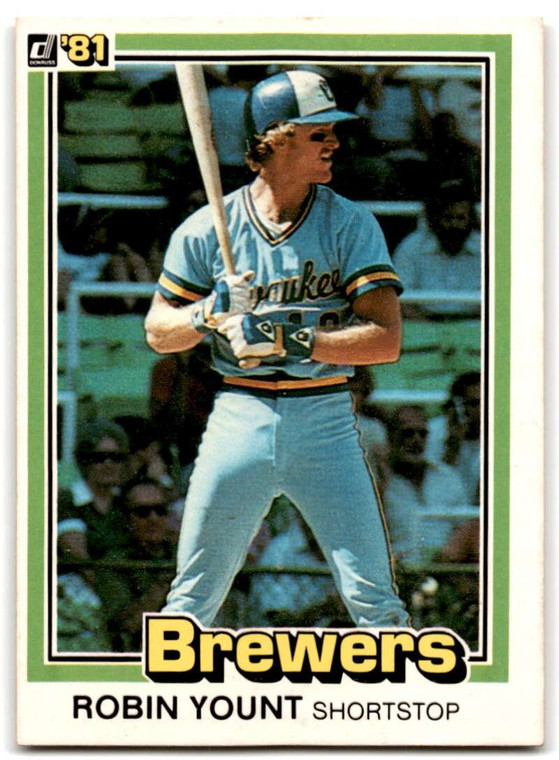 1981 Donruss #323 Robin Yount NM-MT Milwaukee Brewers 