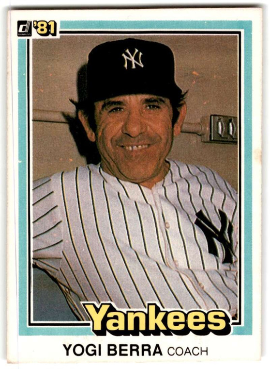 1981 Donruss #351 Yogi Berra CO NM-MT New York Yankees 