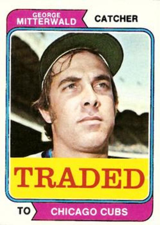 1974 Topps Traded #249T George Mitterwald VG Chicago Cubs 