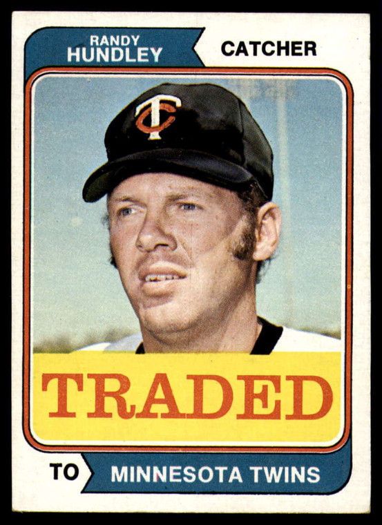 1974 Topps Traded #319T Randy Hundley VG Minnesota Twins 