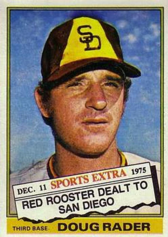 1976 Topps Traded #44T Doug Rader VG San Diego Padres 