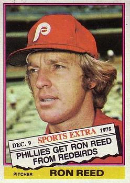 1976 Topps Traded #58T Ron Reed VG Philadelphia Phillies 