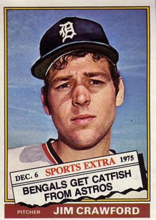 1976 Topps Traded #428T Jim Crawford VG Detroit Tigers 