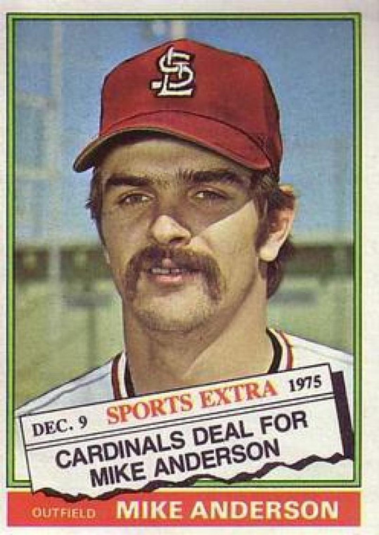 1976 Topps Traded #527T Mike Anderson VG St. Louis Cardinals 