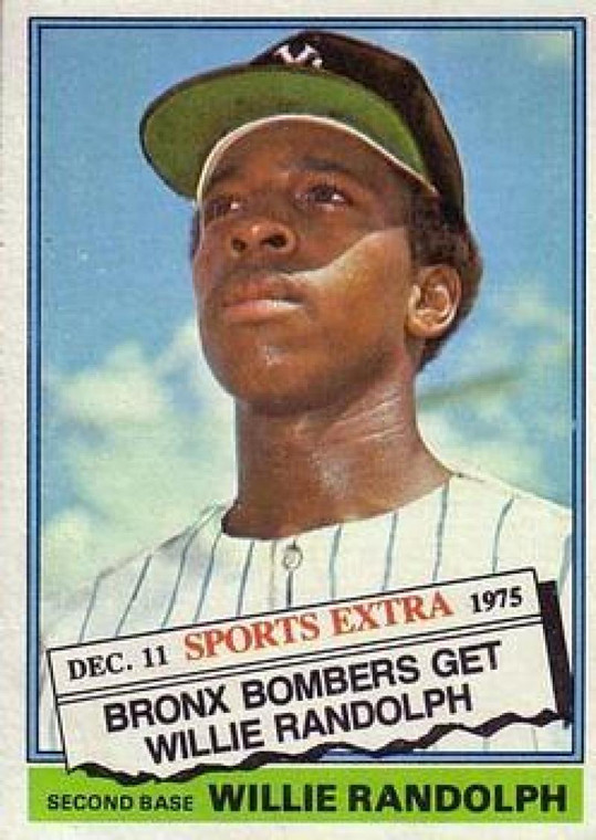 1976 Topps Traded #592T Willie Randolph VG New York Yankees 