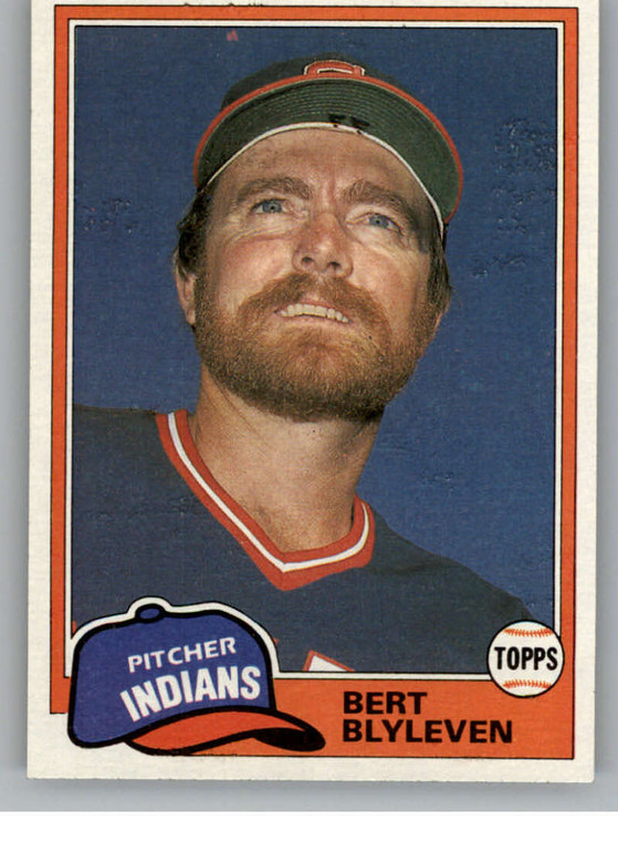 1981 Topps Traded #738 Bert Blyleven NM-MT Cleveland Indians 