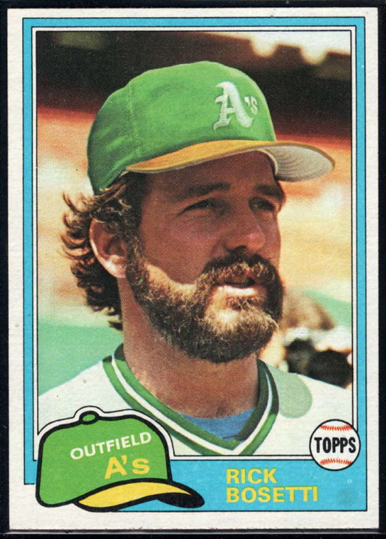 1981 Topps Traded #741 Rick Bosetti NM-MT Oakland Athletics 