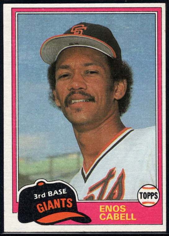 1981 Topps Traded #746 Enos Cabell NM-MT San Francisco Giants 