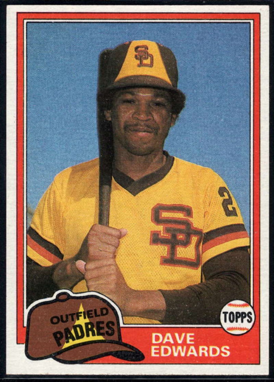 1981 Topps Traded #758 Dave Edwards NM-MT San Diego Padres 