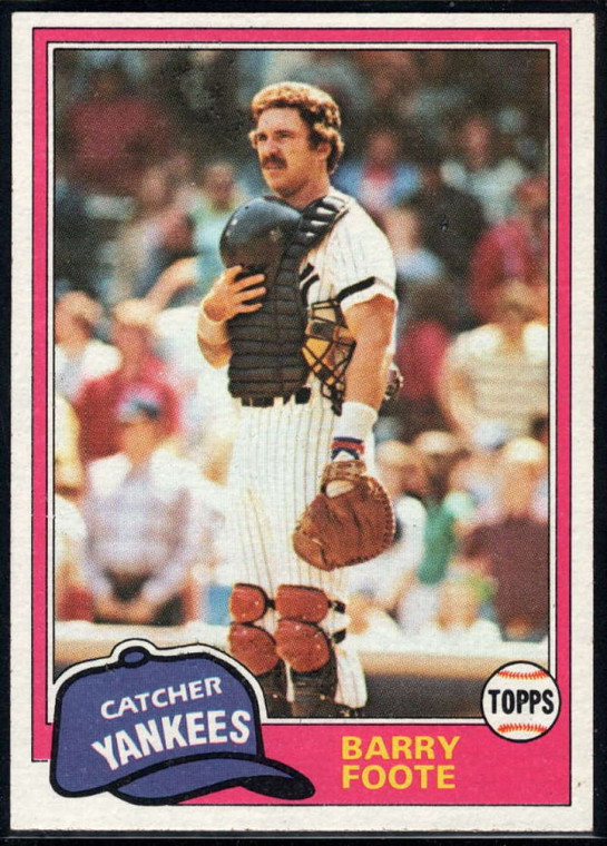 1981 Topps Traded #763 Barry Foote NM-MT New York Yankees 