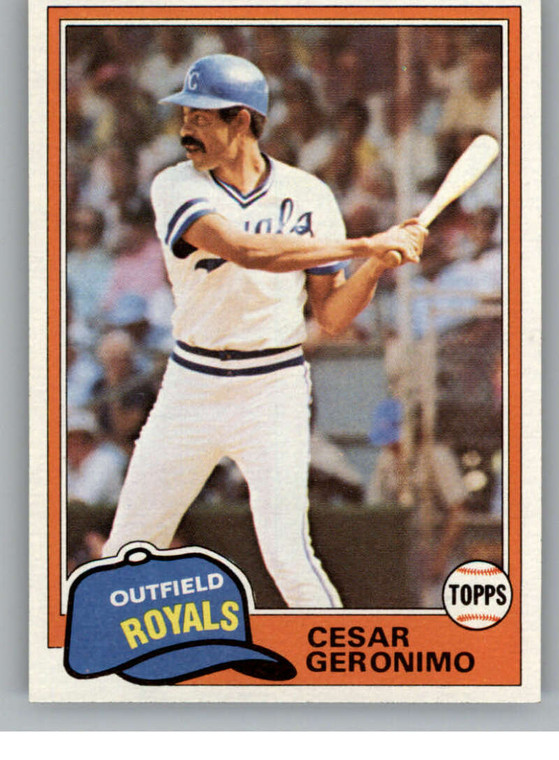 1981 Topps Traded #766 Cesar Geronimo NM-MT Kansas City Royals 