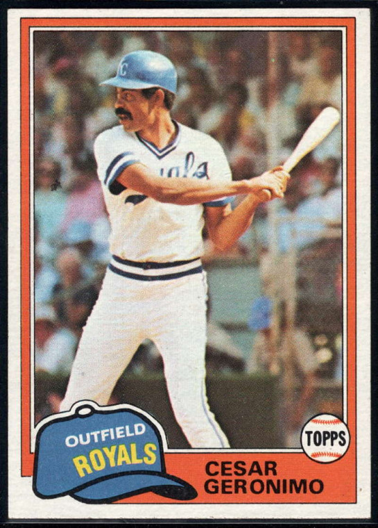 1981 Topps Traded #766 Cesar Geronimo NM-MT Kansas City Royals 