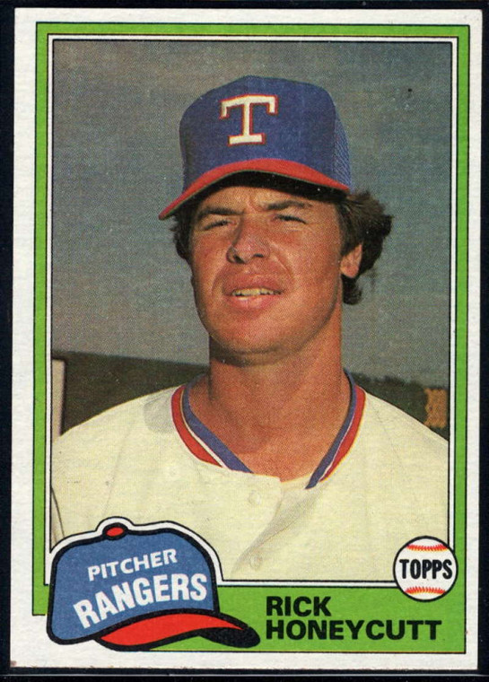 1981 Topps Traded #772 Rick Honeycutt NM-MT Texas Rangers 