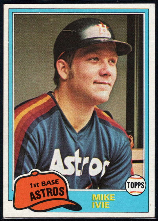 1981 Topps Traded #774 Mike Ivie NM-MT Houston Astros 