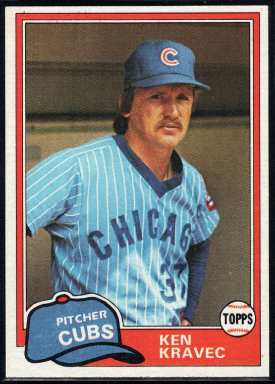 1981 Topps Traded #783 Ken Kravec NM-MT Chicago Cubs 