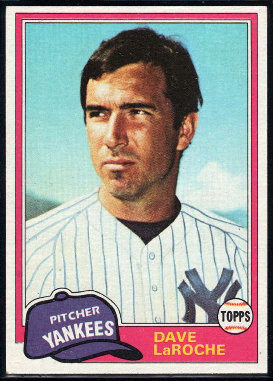1981 Topps Traded #789 Dave LaRoche NM-MT New York Yankees 