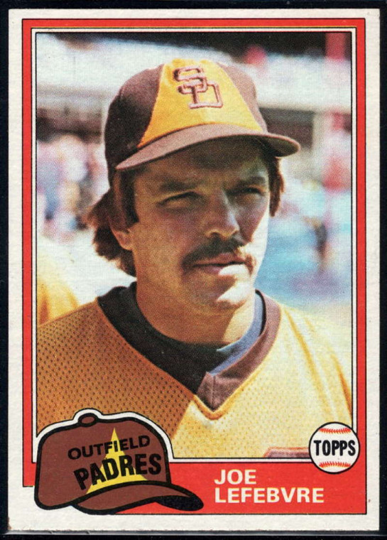 1981 Topps Traded #790 Joe Lefebvre NM-MT San Diego Padres 