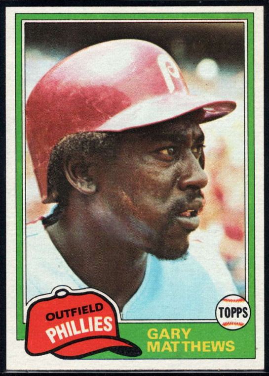 1981 Topps Traded #800 Gary Matthews NM-MT Philadelphia Phillies 