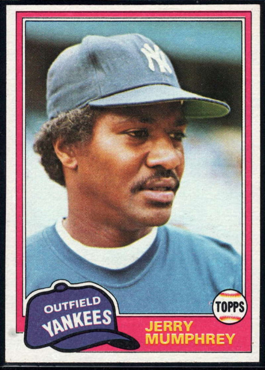 1981 Topps Traded #808 Jerry Mumphrey NM-MT New York Yankees 