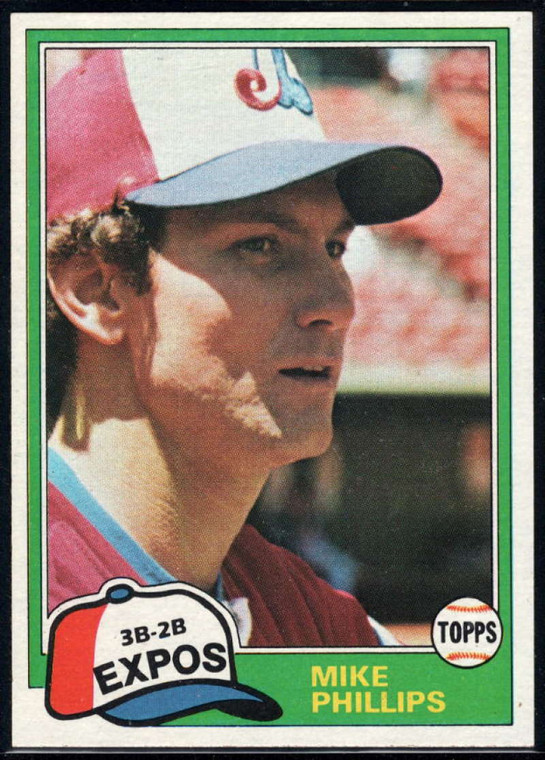 1981 Topps Traded #813 Mike Phillips NM-MT Montreal Expos 