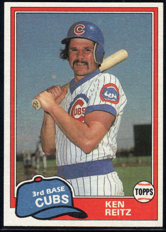 1981 Topps Traded #820 Ken Reitz NM-MT Chicago Cubs 