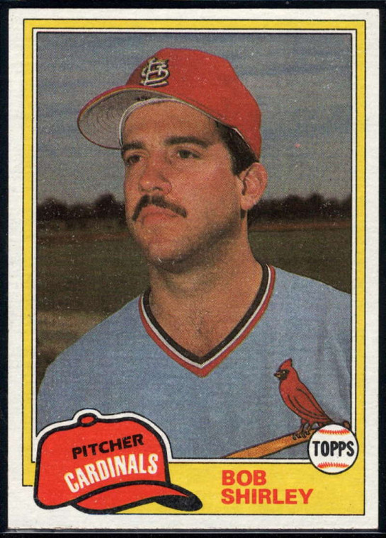 1981 Topps Traded #829 Bob Shirley NM-MT St. Louis Cardinals 