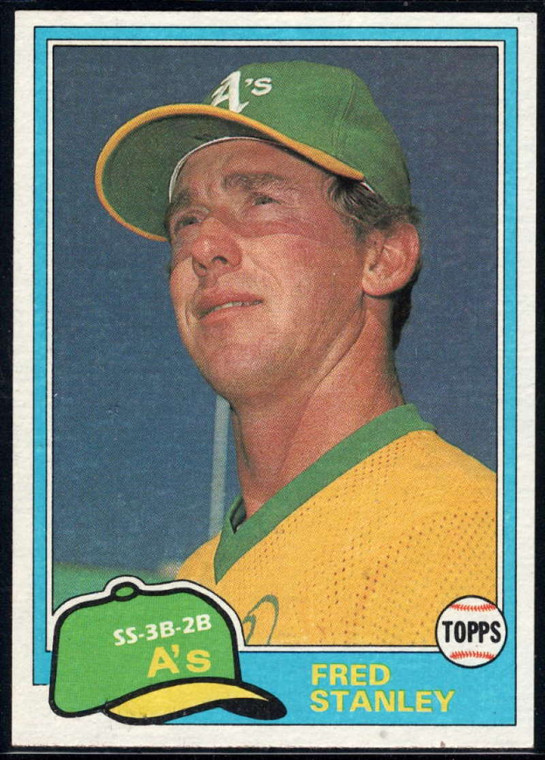 1981 Topps Traded #834 Fred Stanley NM-MT Oakland Athletics 