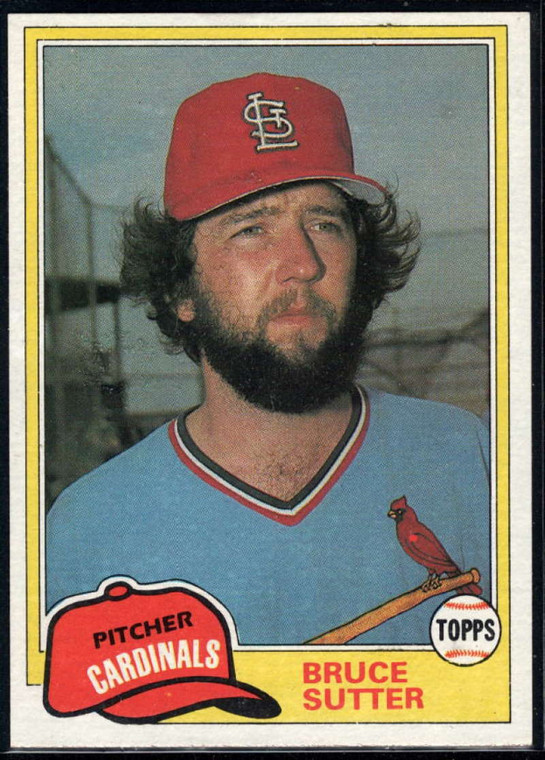 1981 Topps Traded #838 Bruce Sutter NM-MT St. Louis Cardinals 
