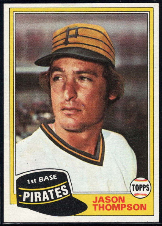 1981 Topps Traded #843 Jason Thompson NM-MT Pittsburgh Pirates 