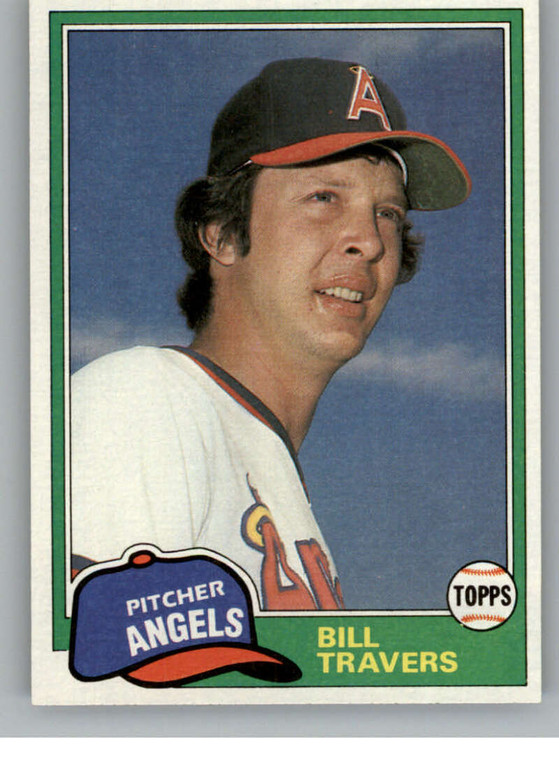 1981 Topps Traded #845 Bill Travers NM-MT California Angels 