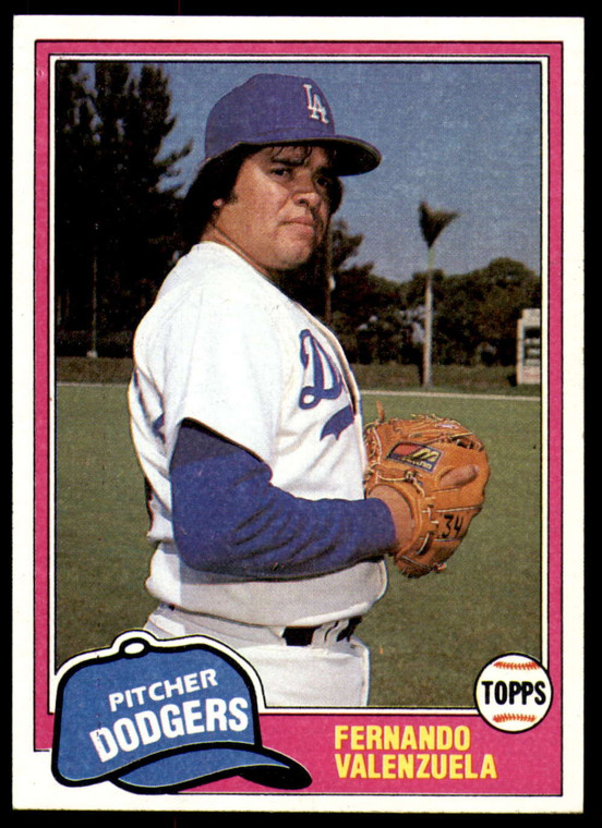 1981 Topps Traded #850 Fernando Valenzuela NM-MT Los Angeles Dodgers 