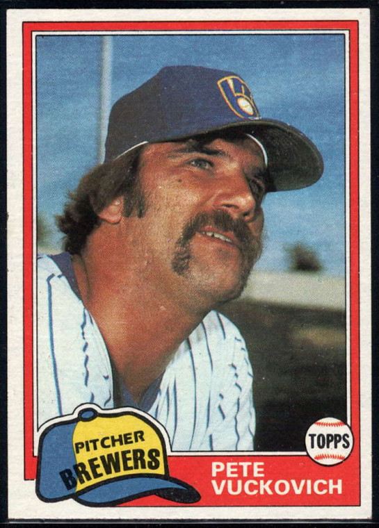 1981 Topps Traded #851 Pete Vuckovich NM-MT Milwaukee Brewers 