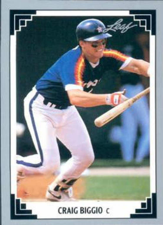 1991 Leaf #12 Craig Biggio VG Houston Astros 