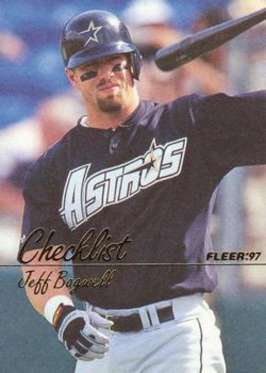 1997 Fleer #732 Jeff Bagwell CL VG Houston Astros 