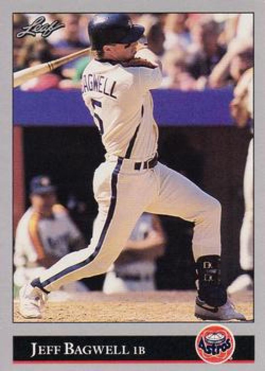 1992 Leaf #28 Jeff Bagwell VG Houston Astros 