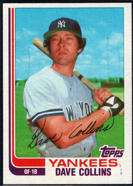 1982 Topps Traded #20T Dave Collins VG New York Yankees 