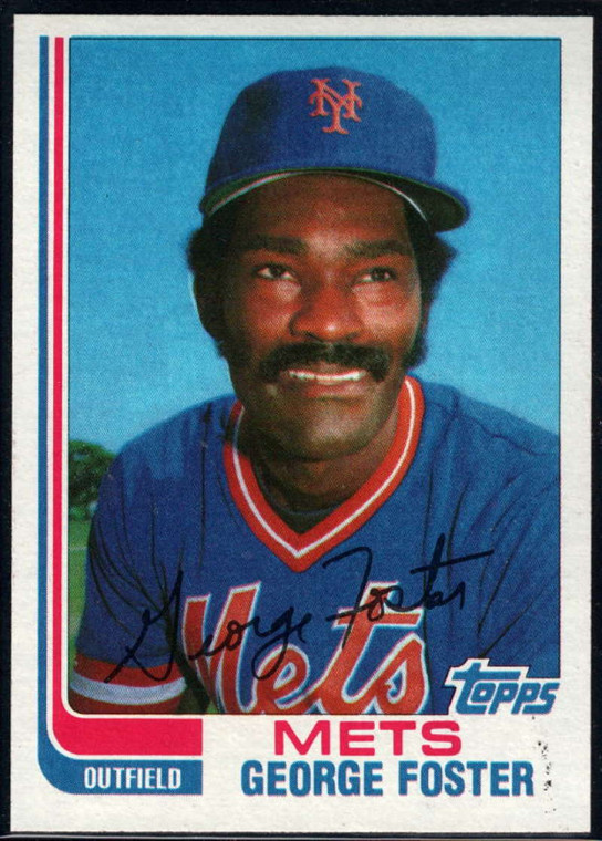 SOLD 94226 1982 Topps Traded #36T George Foster VG New York Mets 