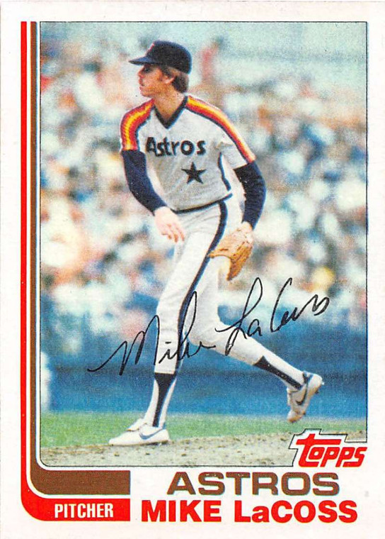 1982 Topps Traded #61T Mike LaCoss VG Houston Astros 