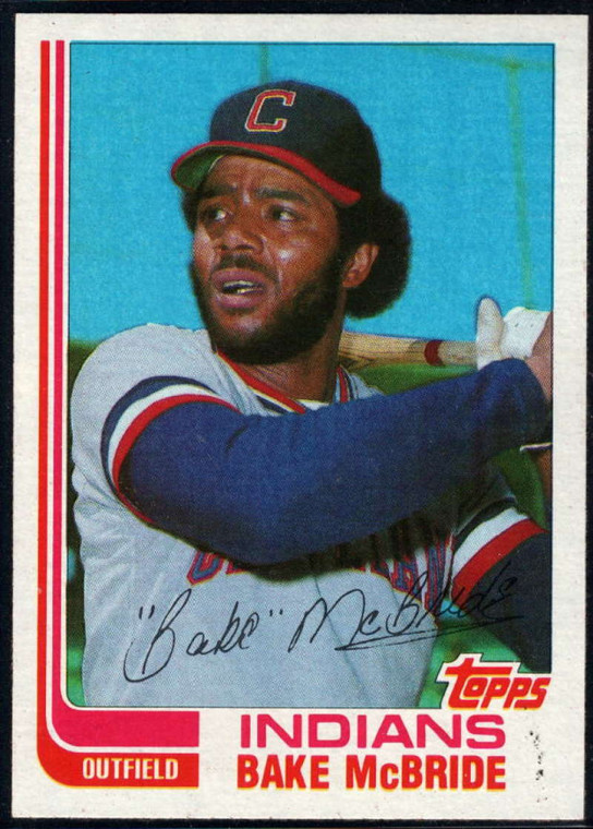 1982 Topps Traded #69T Bake McBride VG Cleveland Indians 