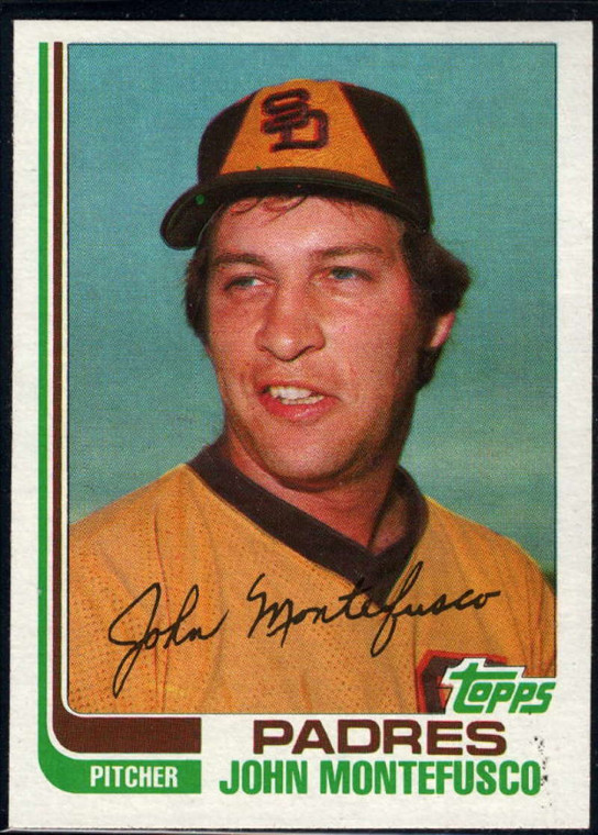 1982 Topps Traded #74T John Montefusco VG San Diego Padres 