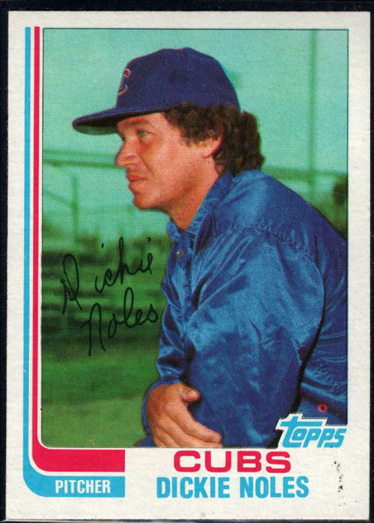 1982 Topps Traded #82T Dickie Noles VG Chicago Cubs 