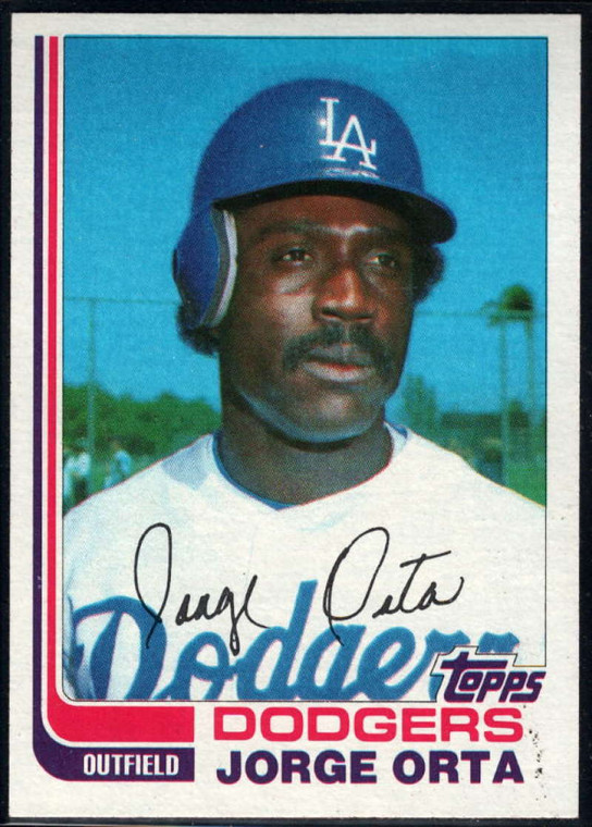 1982 Topps Traded #84T Jorge Orta VG Los Angeles Dodgers 