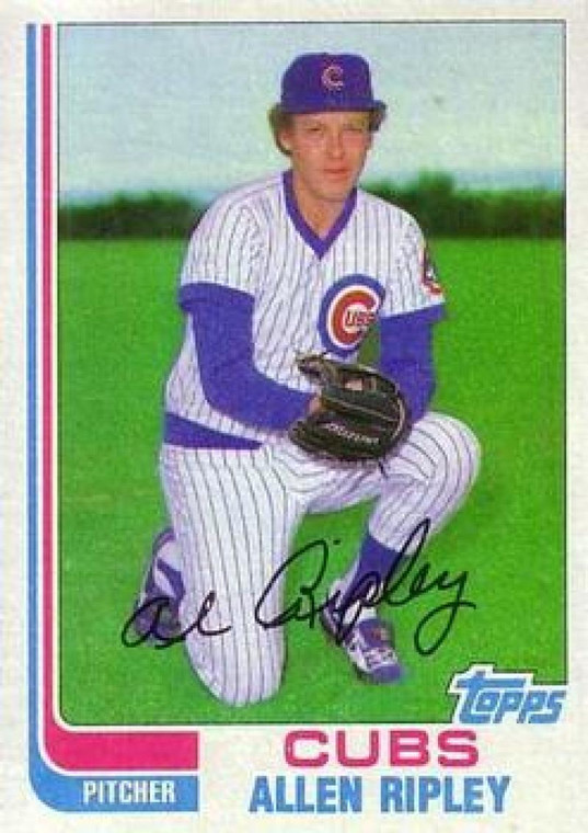 1982 Topps Traded #99T Allen Ripley VG Chicago Cubs 