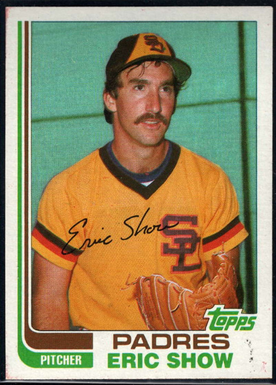1982 Topps Traded #106T Eric Show VG RC Rookie San Diego Padres 