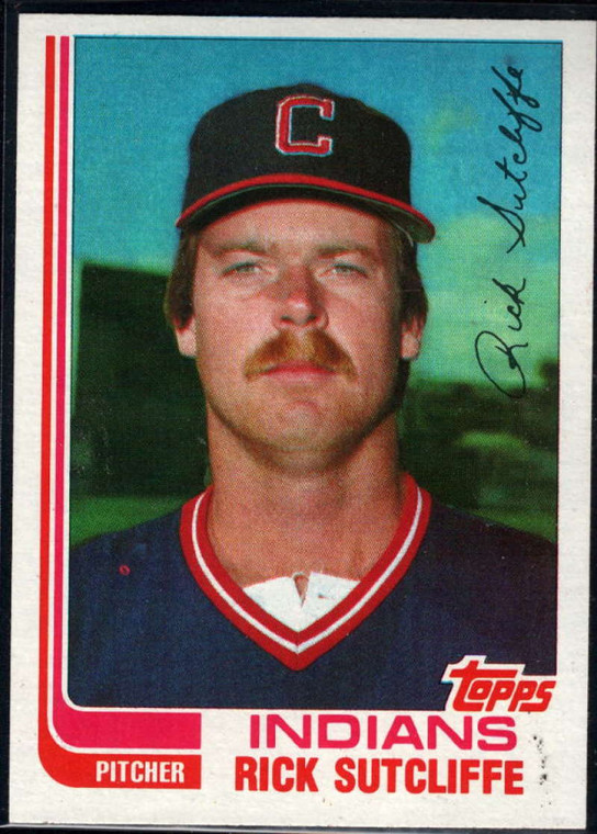 1982 Topps Traded #116T Rick Sutcliffe VG Cleveland Indians 