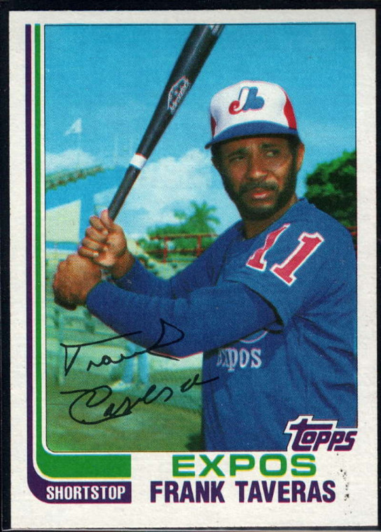 1982 Topps Traded #118T Frank Taveras VG Montreal Expos 